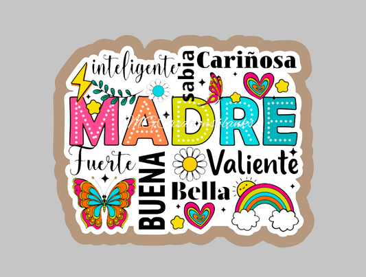 Madre acrylic blanks for badge reels & vinyl decal, acrylic blank, decal, vinyl decal, cast acrylic, mom badge reel, mom decal