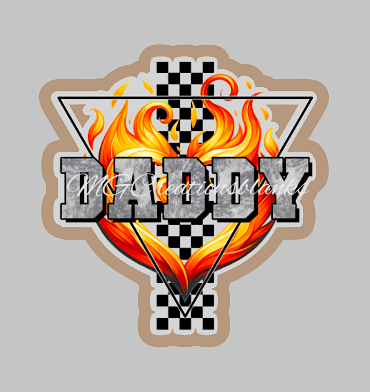 Daddy acrylic blanks for badge reels & vinyl decal, father acrylic blank, decal, vinyl decal, dad decal, daddy cast acrylic, badge reel