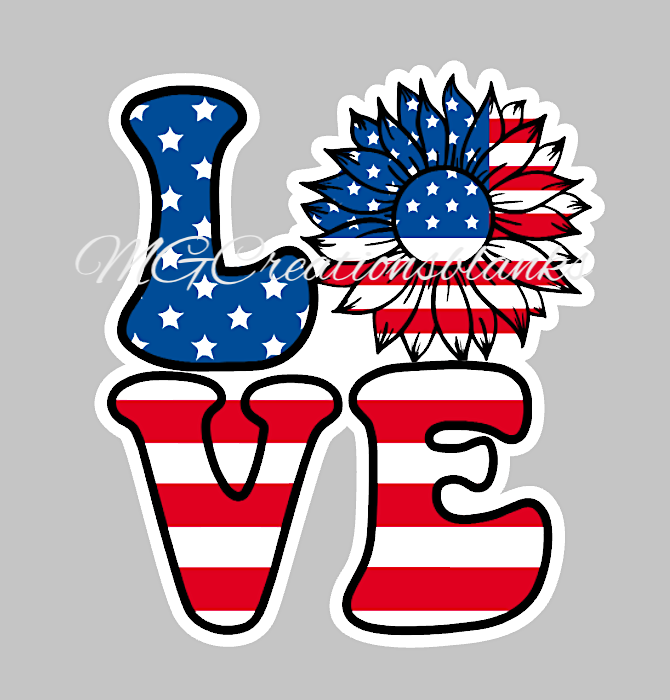 4th of July clear acrylic blanks for badge reels with matching vinyl decal, acrylic blank, decal, vinyl decal, Independence day acrylic