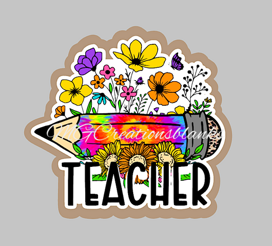 Teacher clear acrylic blanks for badge reels & vinyl decal, acrylic blank, split decal, vinyl decal, cast acrylic, badge reel