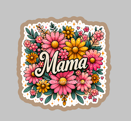 Mama acrylic blanks for badge reels & vinyl decal, acrylic blank, decal, vinyl decal, Blessed mom decal, cast acrylic, badge reel