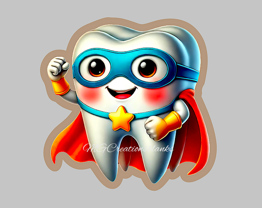 Boy Tooth acrylic blanks for badge reels & vinyl decal, acrylic blank, decal, vinyl decal, cast acrylic, Dental badge reel, Tooth fairy, tooth