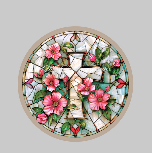 Cross acrylic blanks for badge reels & vinyl decal, cross vinyl decal, cross cast acrylic, cross badge reel