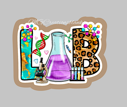 Laboratory clear acrylic blank for badge reels & vinyl decal, lab assistant acrylic blank, lab assistant, medical badge reel, phlebotomist clear acrylic blank, Nurse DIY blanks