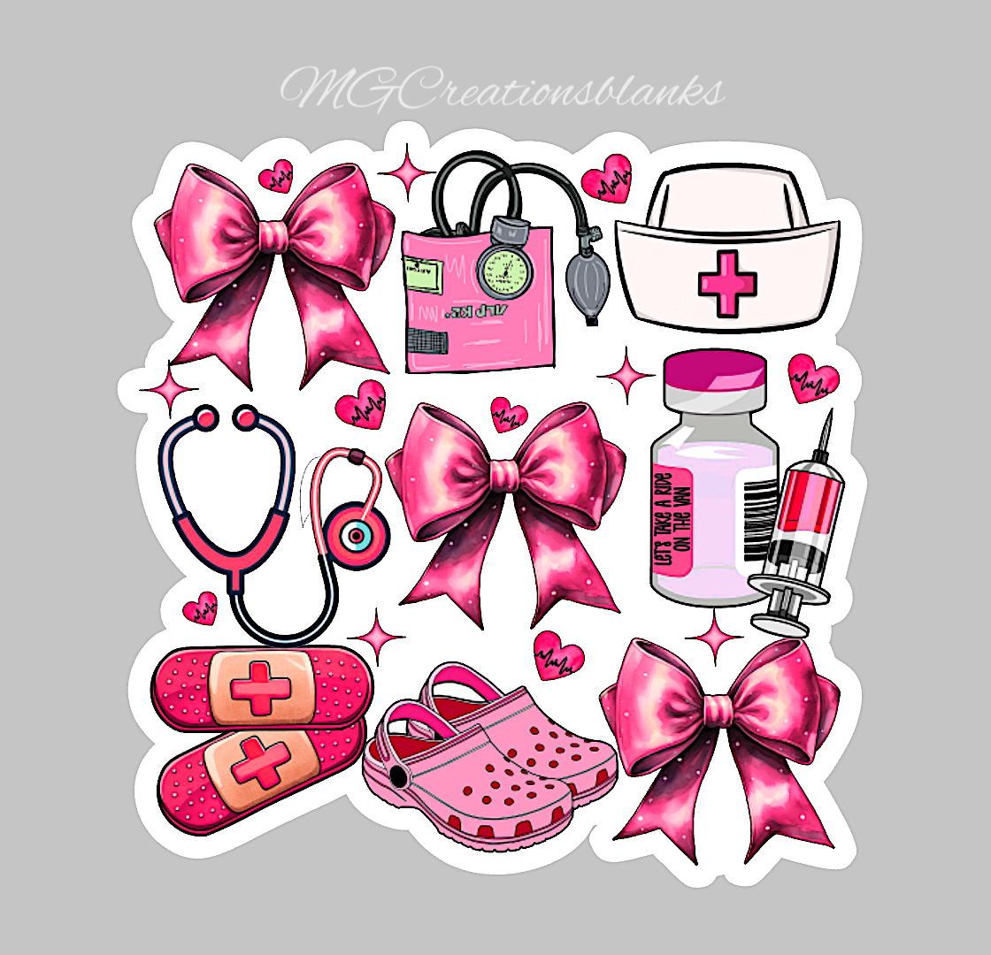 Nurse clear acrylic blank for badge reel with vinyl decal, Nurse acrylic blank, Nurse vinyl, Nurse acrylic blank, Nurse crew, Nurse