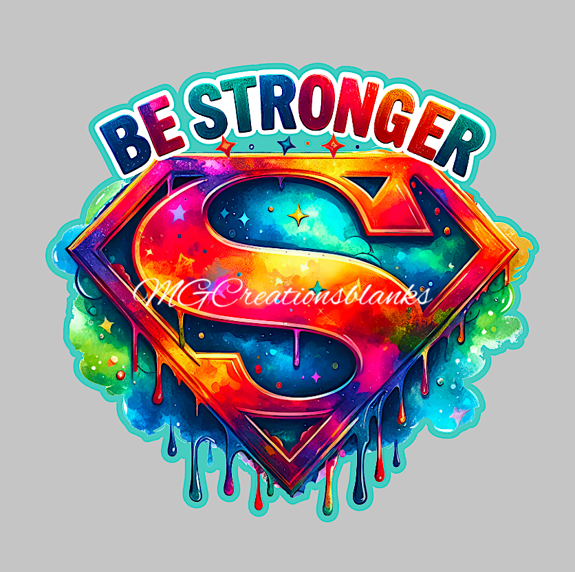 Be strong clear acrylic blanks & vinyl decal, strong acrylic blank, motivational DIY blank, inspirational craft blank