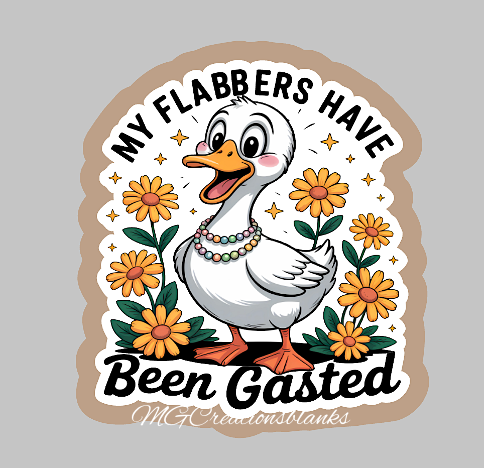 My flabbers have been gasted clear acrylic blanks & vinyl decal, My flabbers have been gasted acrylic blank, motivational DIY blank, inspirational craft blank