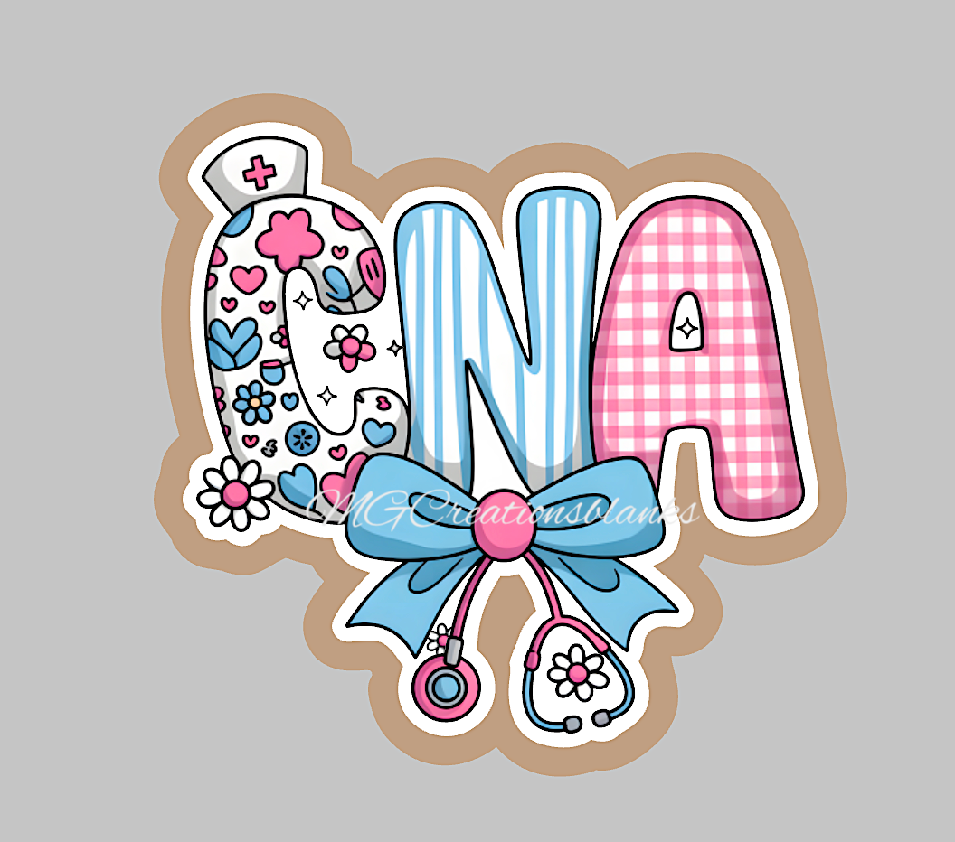 Certified nurse assistant acrylic blank for badge reels & vinyl decal, CNA acrylic blank, CNA cast acrylic, reel, CNA badge reel, CNA