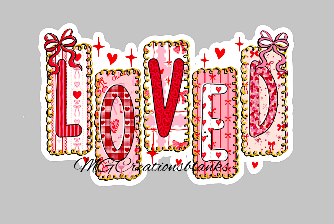 Loved clear acrylic blanks for badge reels with vinyl decal, valentine acrylic blank, be mine decal, valentine DIY craft, Valentine DIY clear blank