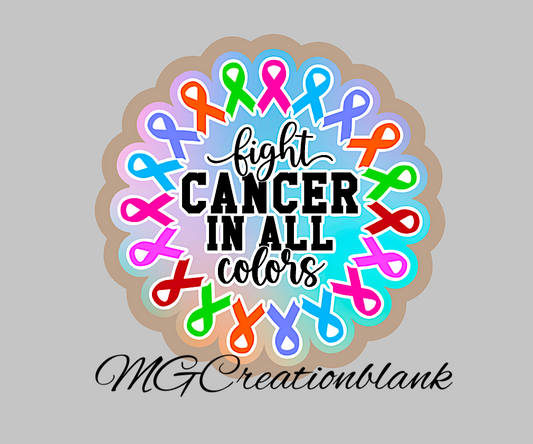 Cancer awareness clear acrylic blanks & vinyl decal, cancer DIY acrylic blank, cancer awareness badge reel supplies, cancer craft blank