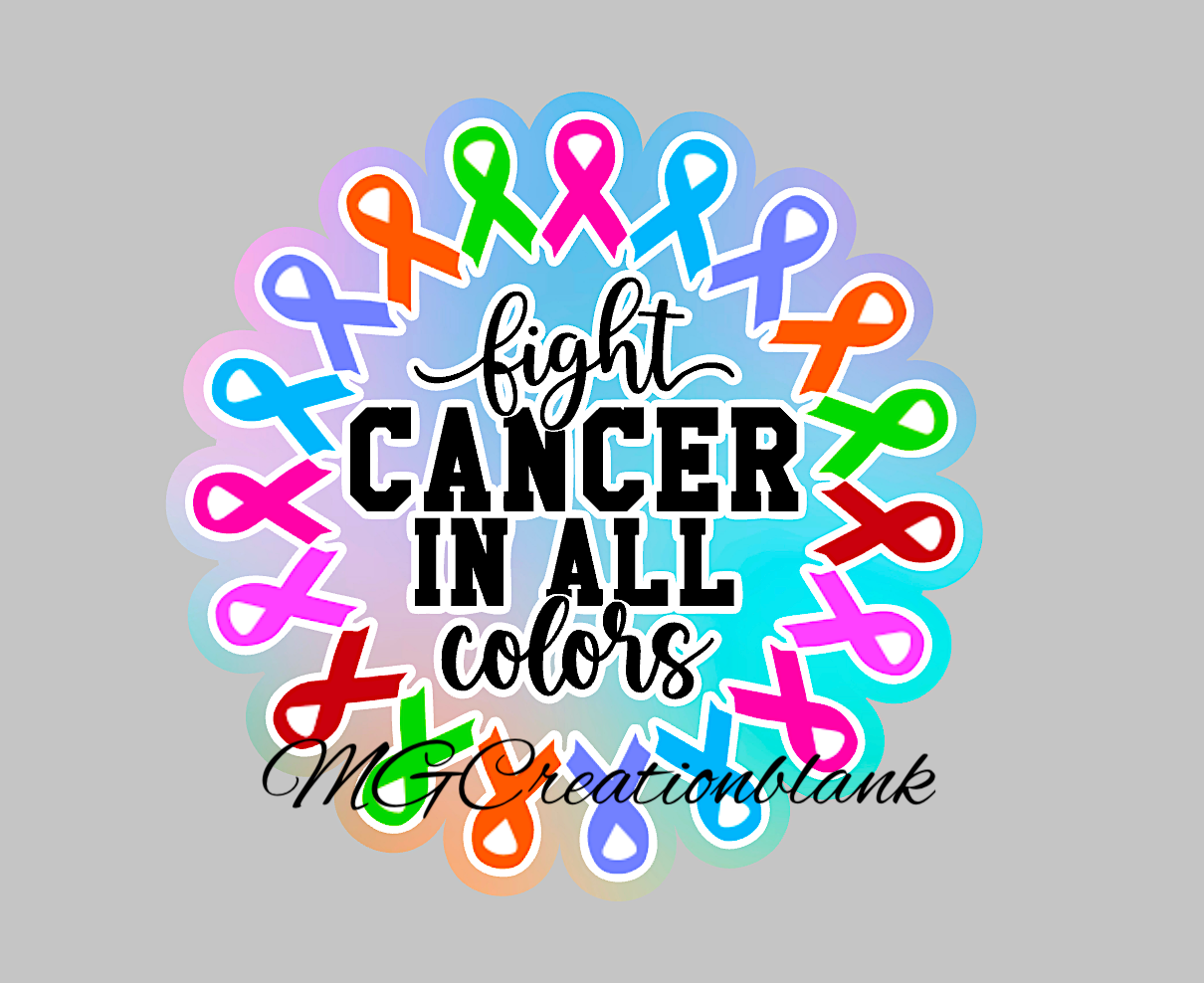 Cancer awareness clear acrylic blanks & vinyl decal, cancer DIY acrylic blank, cancer awareness badge reel supplies, cancer craft blank