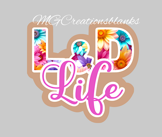 Labor and delivery acrylic blank for badge reels & vinyl decal, L&D clear acrylic blank, L&D vinyl decal, obstetrician clear acrylic blank, badge reel supplies
