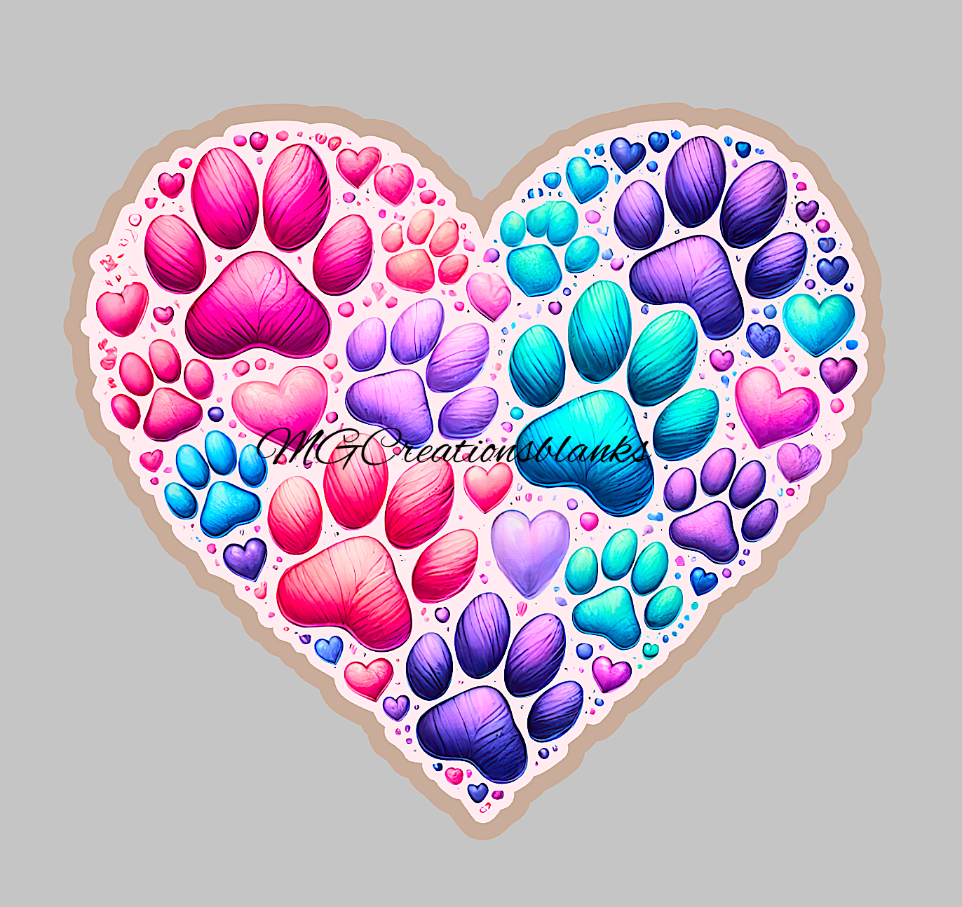 Paw acrylic blanks for badge reels & vinyl decal, Fur mom acrylic blank, fur mama craft acrylic, dog paw, cat paw