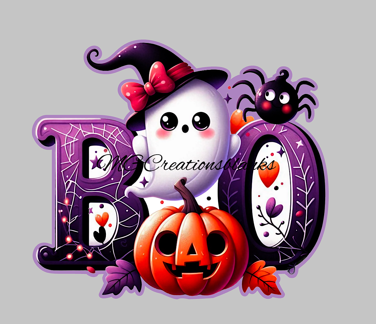 Halloween BOO clear acrylic blanks for badge reels with vinyl decal, BOO DIY craft blank, Boo ghost acrylic blank, Halloween ghost DIY blank