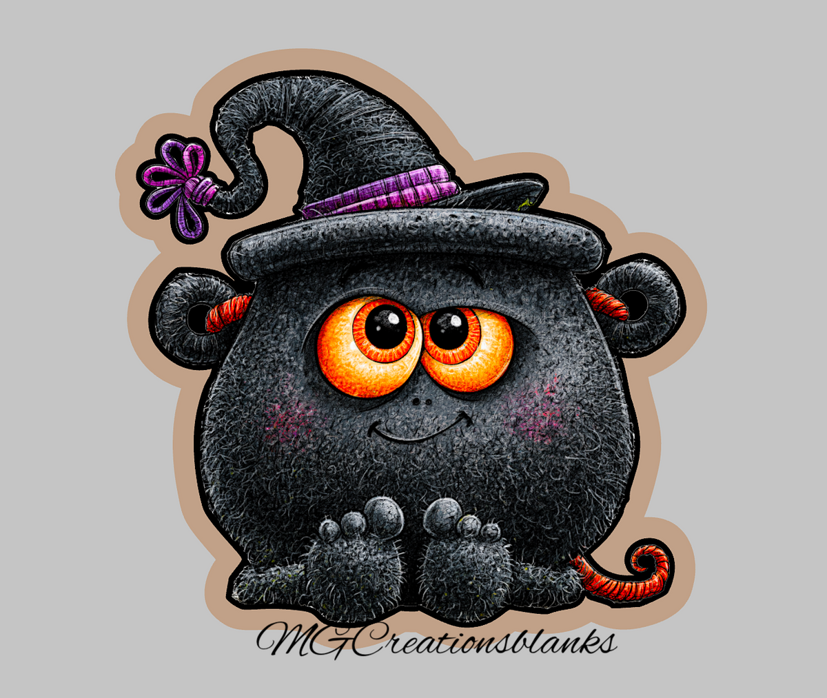 Cauldron clear acrylic blanks for badge reels with matching vinyl decal, Halloween cauldron acrylic blank, Halloween cauldron vinyl decal, Halloween, witches brew
