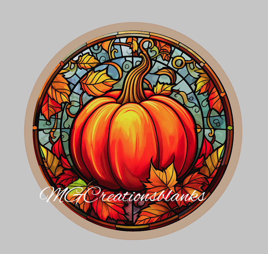 Fall pumpkin clear acrylic blank for badge reels with vinyl decal, pumpkin acrylic blank, Pumpkin DIY blank blank